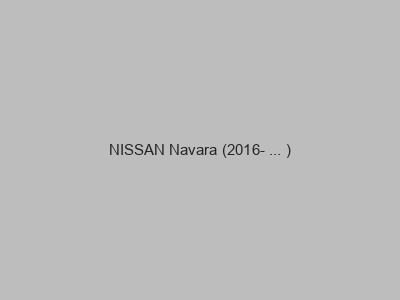 Kits elétricos baratos para NISSAN Navara (2016- ... )